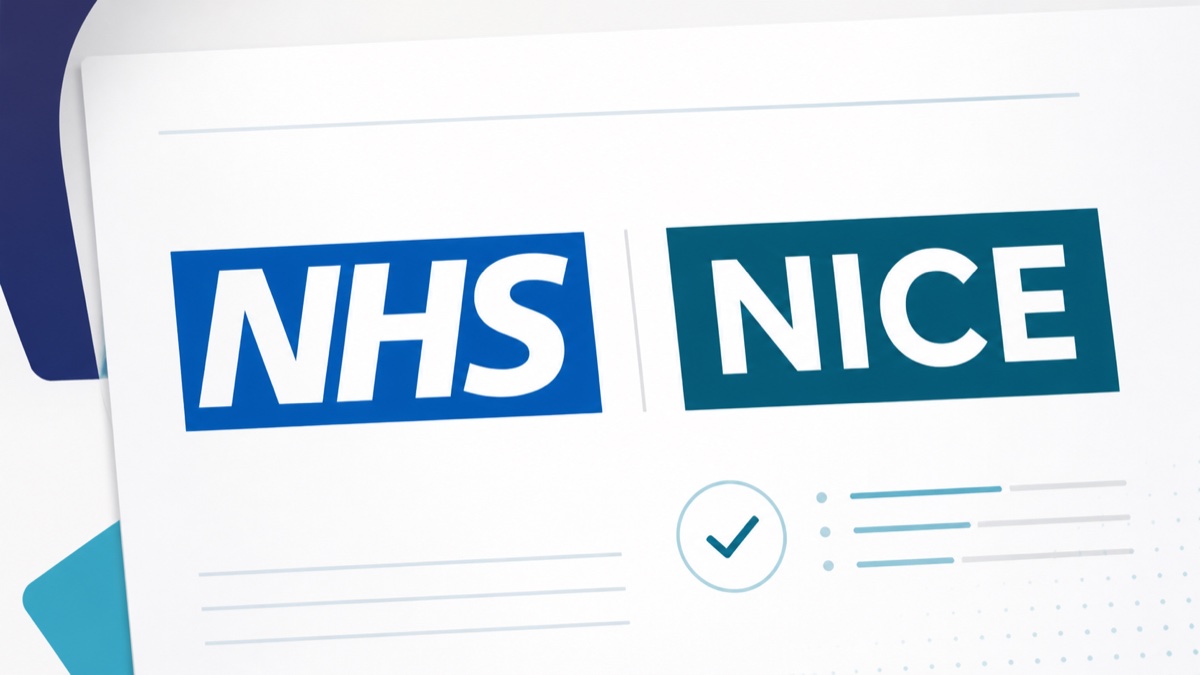 NHS and NICE guideline update graphic